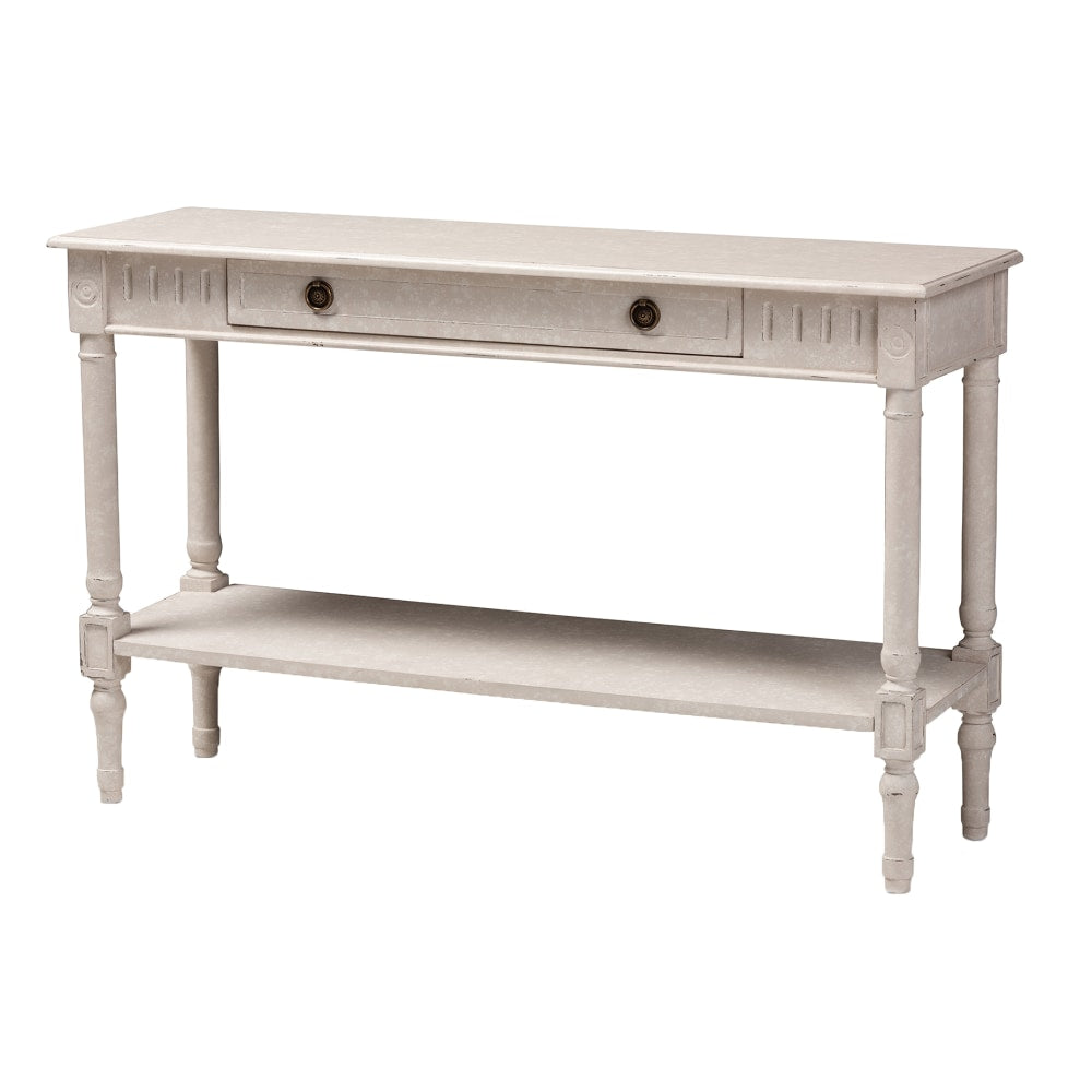 Baxton Studio Armin Coffee Table, 47-1/4inW, Off-White