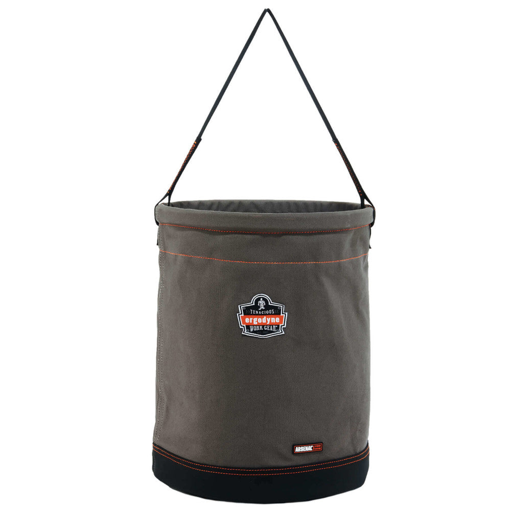 Ergodyne Arsenal 5935 XL Canvas Hoist Bucket, 20in x 16in, Gray