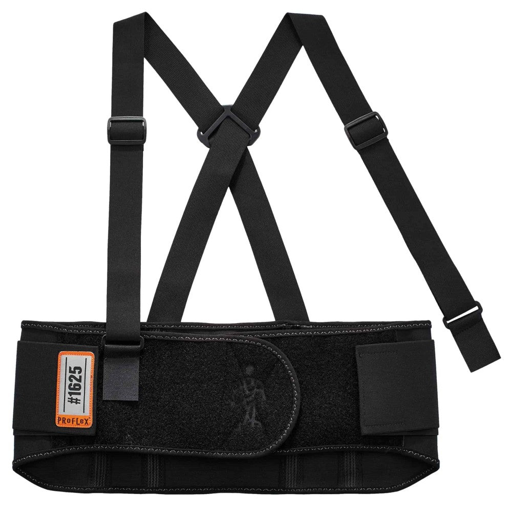 Ergodyne ProFlex 1625 Elastic Back Support, 7-1/2in, XX-Large, Black