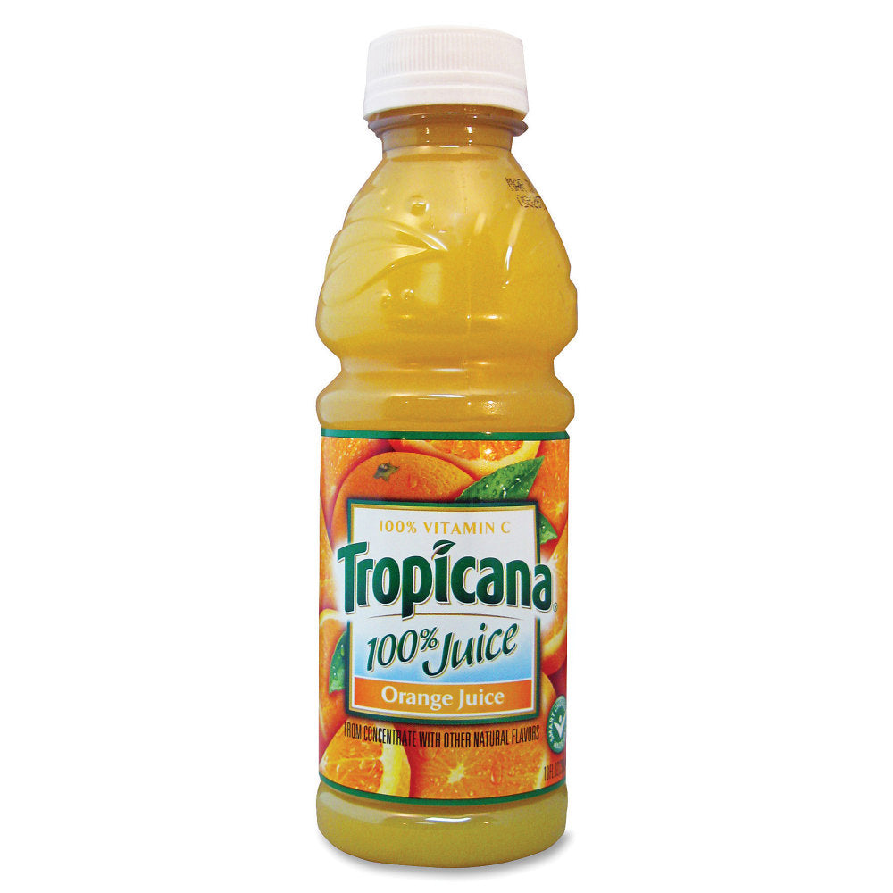 Tropicana Orange Juice, 10 Oz. Bottle, Case Of 24