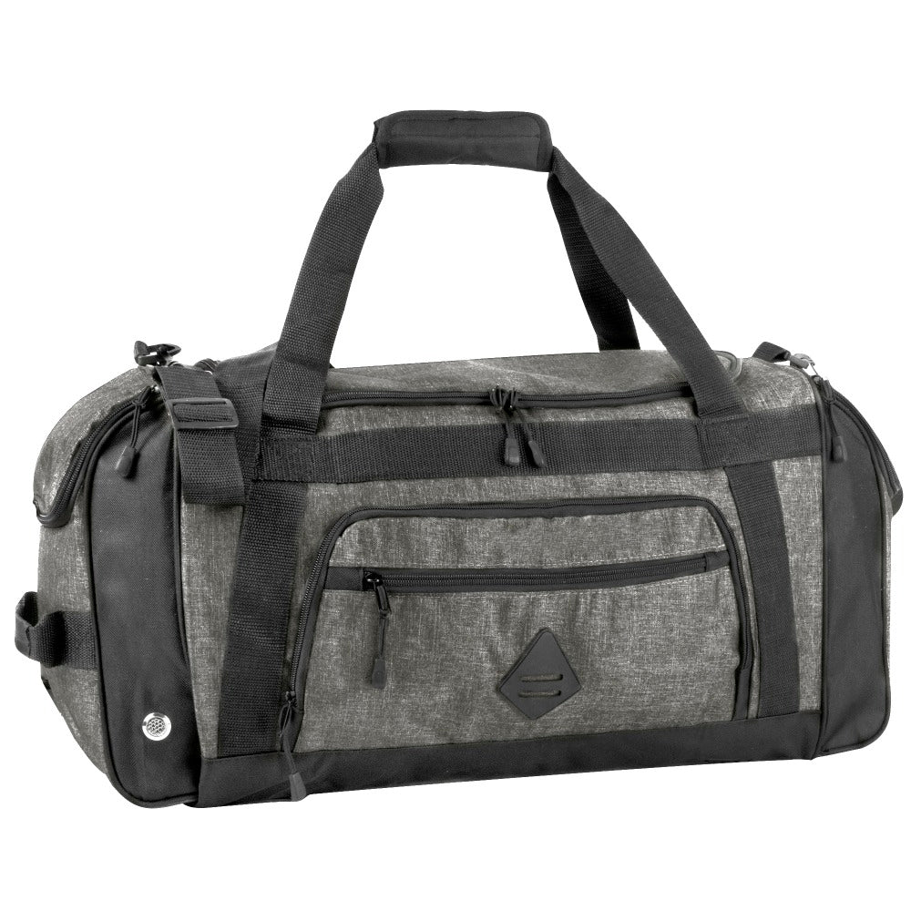 Summit Ridge Polyester Duffel, 12inH x 24inW x 9inD, Gray