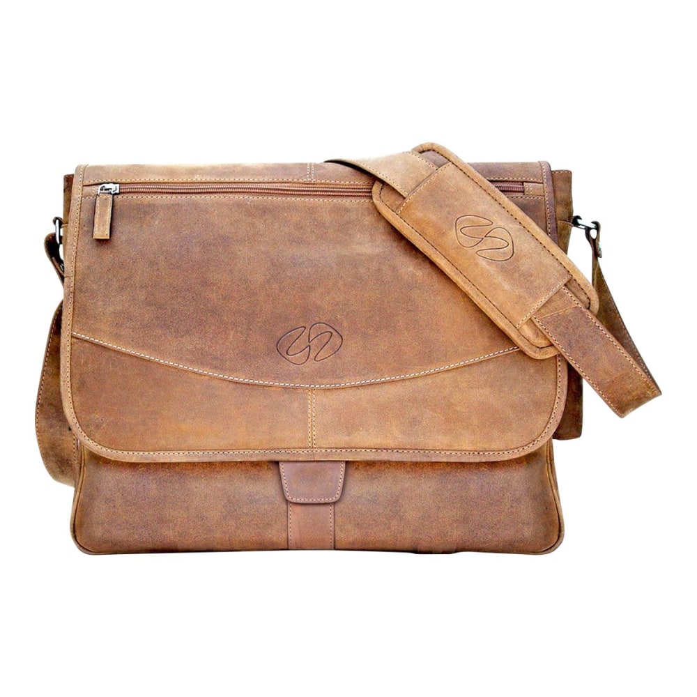 MacCase Premium - Notebook carrying messenger bag - 17in - vintage