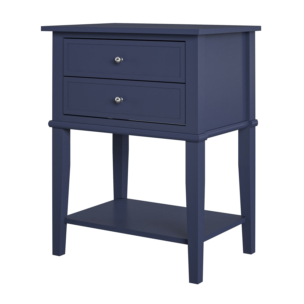 Ameriwood Home Franklin Accent Table, 28inH x 22inW x 15-1/2inD, Navy