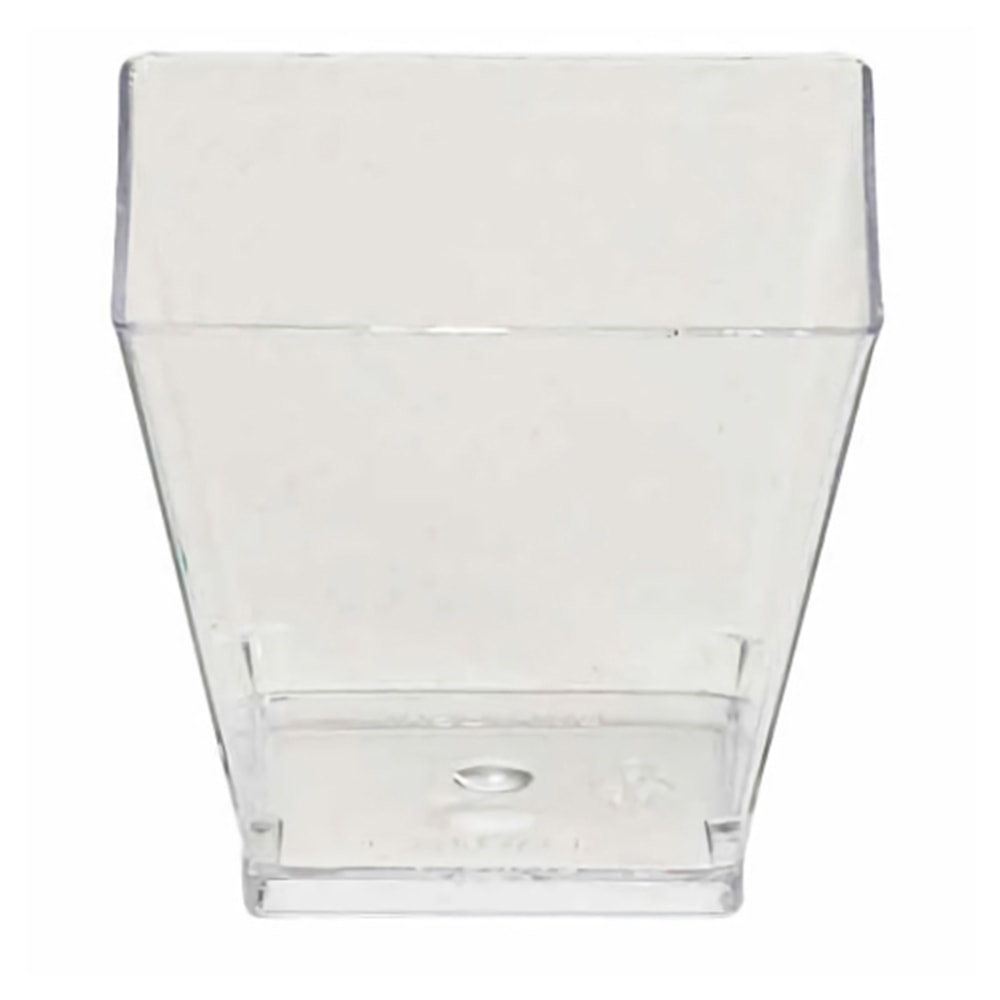 EMI Yoshi Small Wonders Disposable Square Tasting Dishes, Medium, Clear, Pack Of 200 Dishes