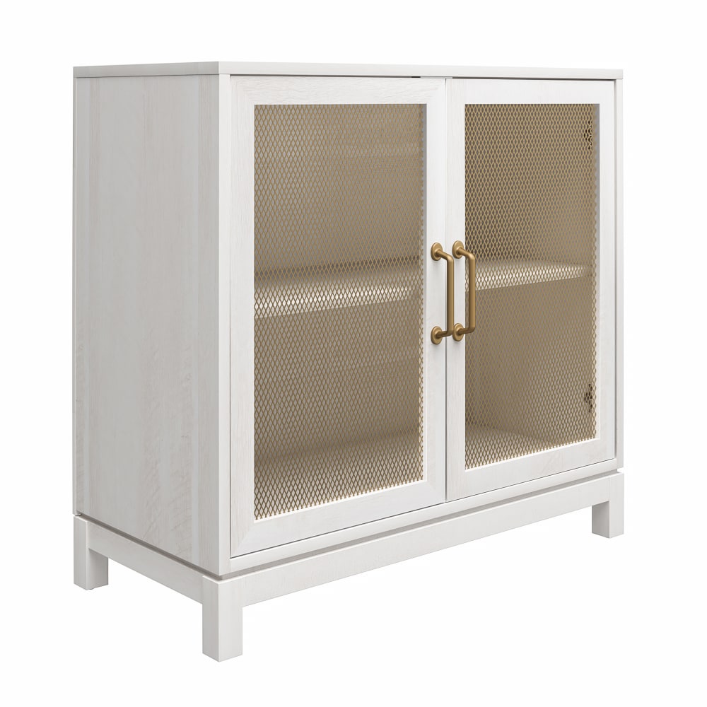 Ameriwood Home Mr. Kate Tess 34inW Accent Cabinet, Ivory Oak