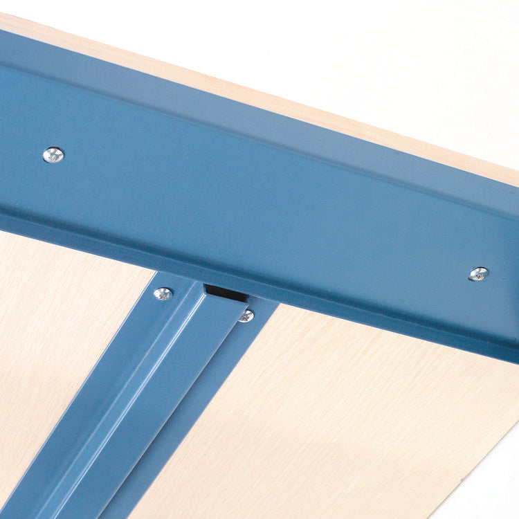 Industrial Workbench Bench-in-a-Box, 3,000 lbs, 60 x 30 x 29.75 to 36.75, Blue