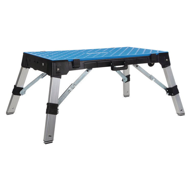 4-in-1 Portable Workbench with Power Strip, 300 to 500 lbs, 38.56 to 53 x 19.86 to 32.28 x 3.56 to 30.5
