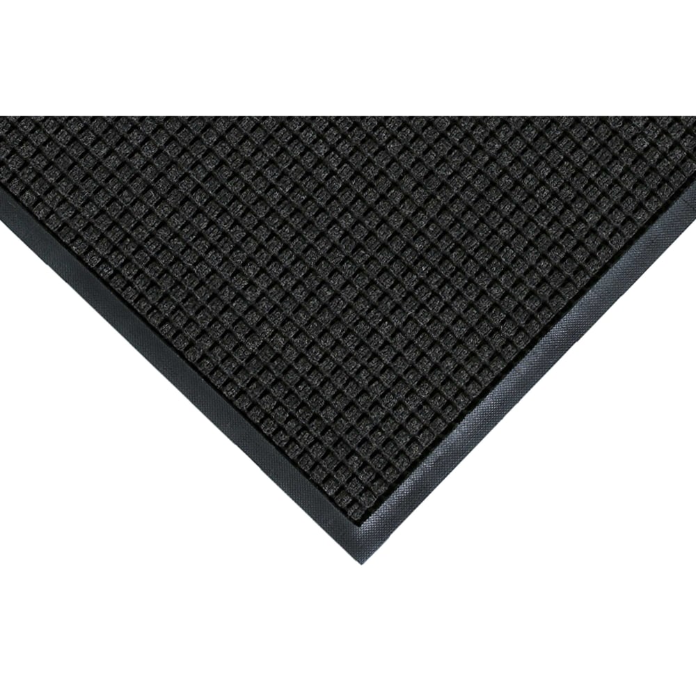 M+A Matting WaterHog Squares Classic Floor Mat, 3ft x 4ft, Charcoal