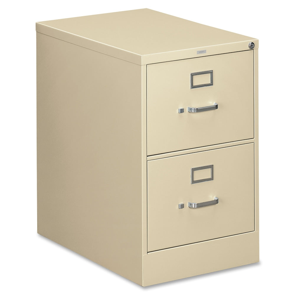 HON 310 26-1/2inD Vertical 2-Drawer Legal-Size File Cabinet, Putty