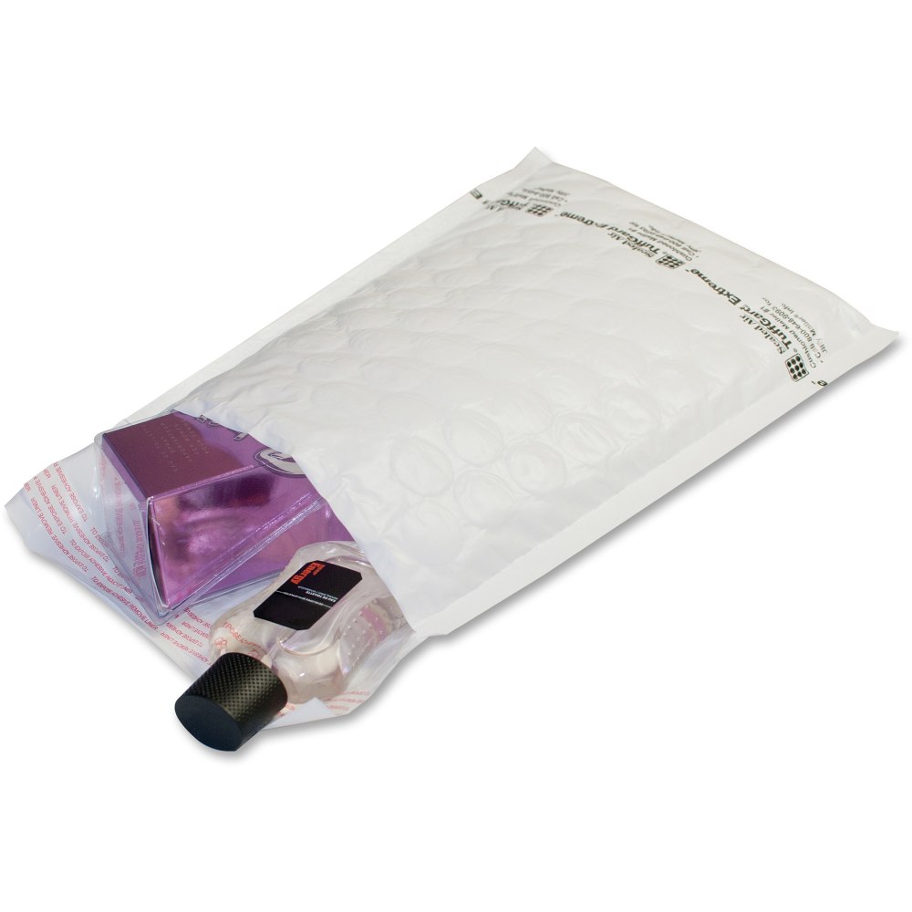 Jiffy Mailer Tuffgard Extreme No. 1 Mailers - Bubble - #1 - 7 1/4in Width x 12in Length - Self-adhesive Seal - 50 / Carton - White