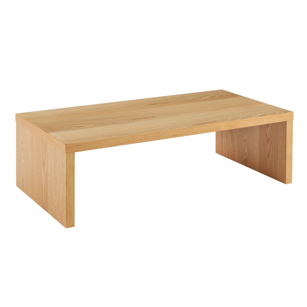 Eurostyle Abby Coffee Table, 14inH x 47-1/3inW x 23-3/5inD, Oak