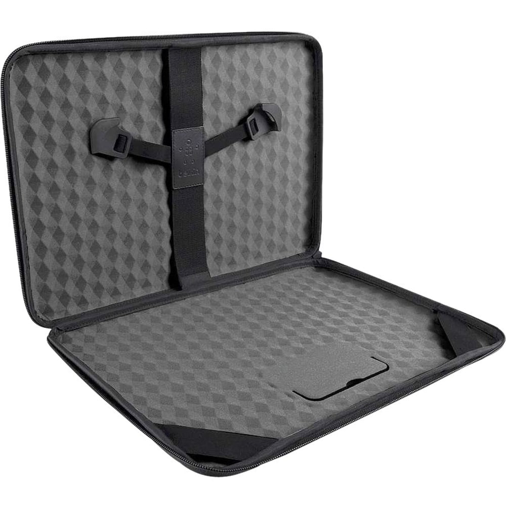 Belkin Air Protect Carrying Case (Sleeve) for 14in Samsung Notebook, Chromebook - Black - Shock Absorbing, Damage Resistant Interior, Drop Resistant Interior, Tear Resistant, Wear Resistant, Drop Resistant - Shoulder Strap, Handle
