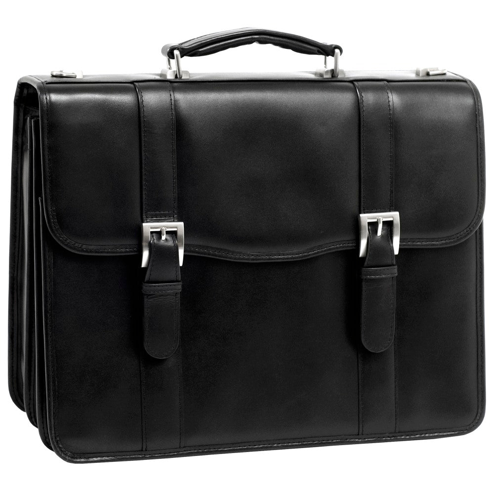 McKleinUSA FLOURNOY Double Compartment Laptop Case, Black