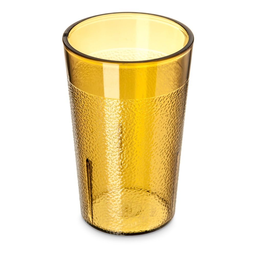 Carlisle Stackable SAN Plastic Tumblers, 5 Oz, Amber, Pack Of 72