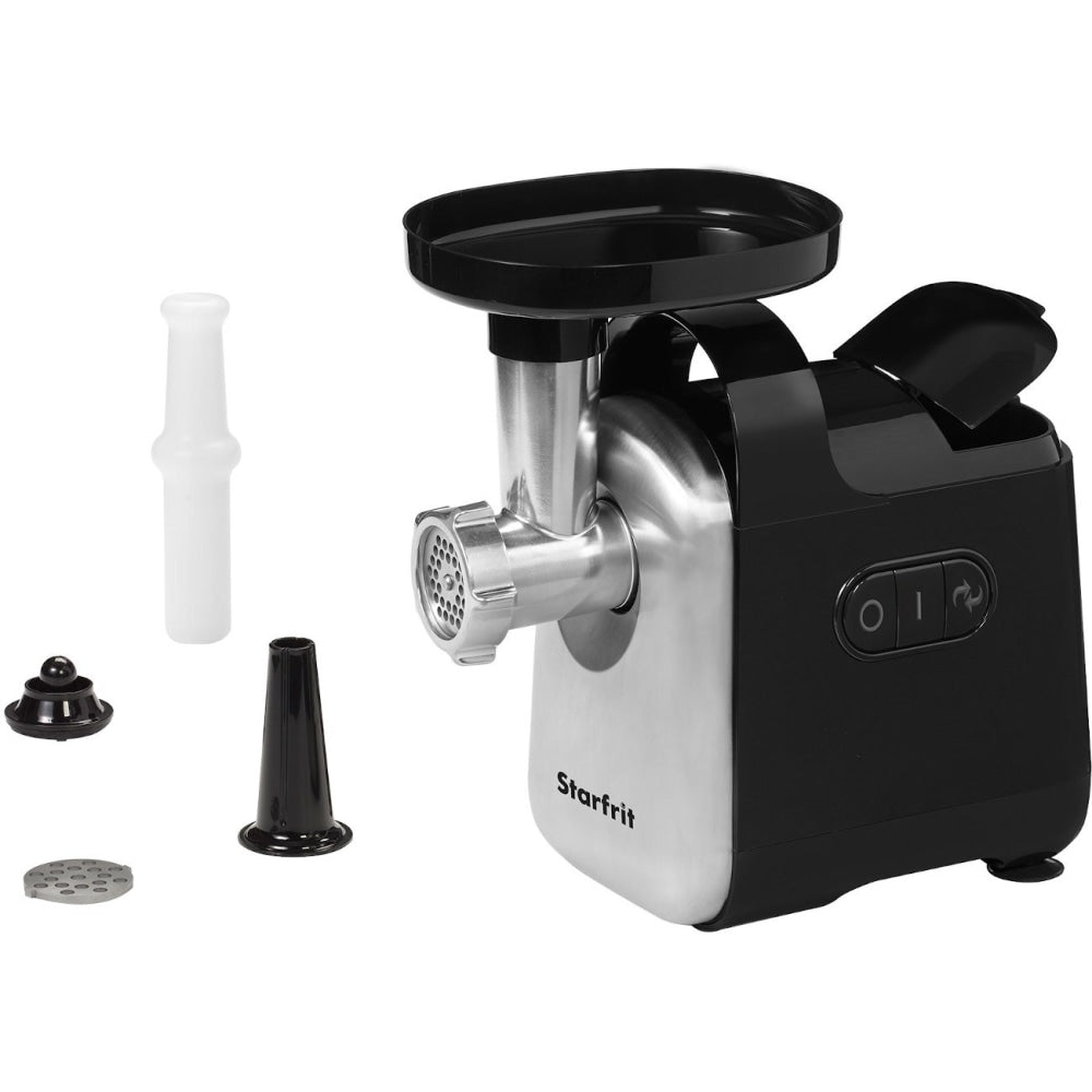 Starfrit Electric Meat Grinder - 250 W - 1.10 quart / 2.20 lb - Black, Silver