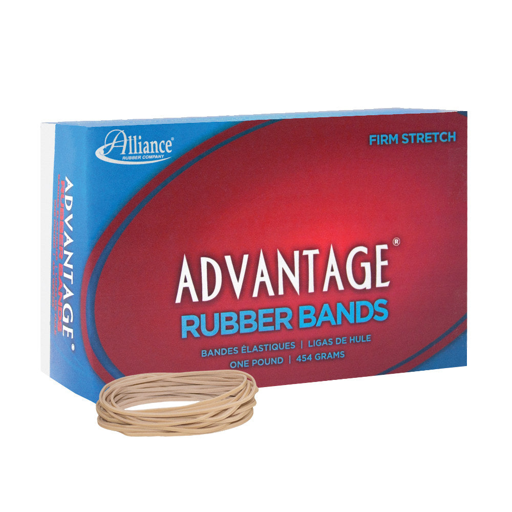 Alliance Rubber Advantage Rubber Bands In 1-Lb Box, #19, 3 1/2in x 1/16in, Box Of 1,250