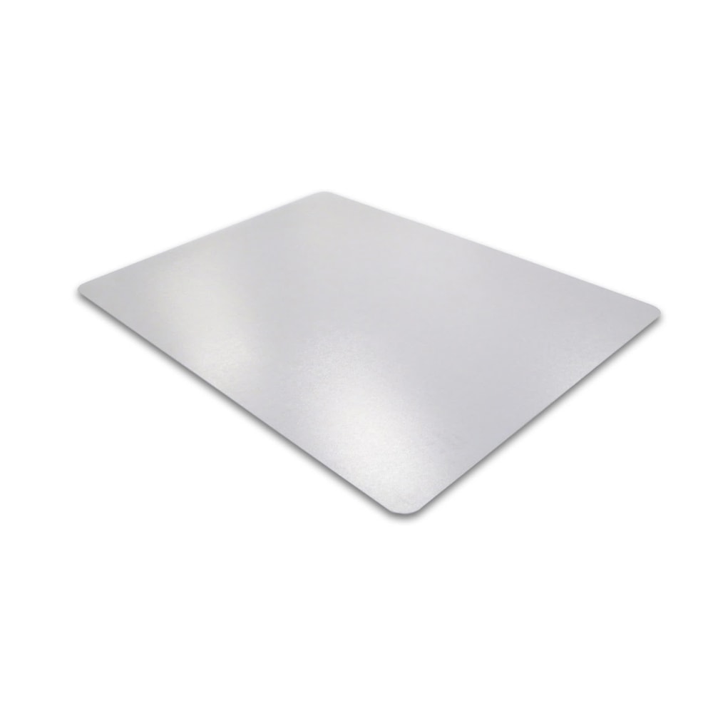 Floortex Cleartex Ultimat Hard Floor Rectangular Chairmat, Hard Floor, 47in L x 35in W x 75 mil Thickness, Rectangle, Polycarbonate, Clear