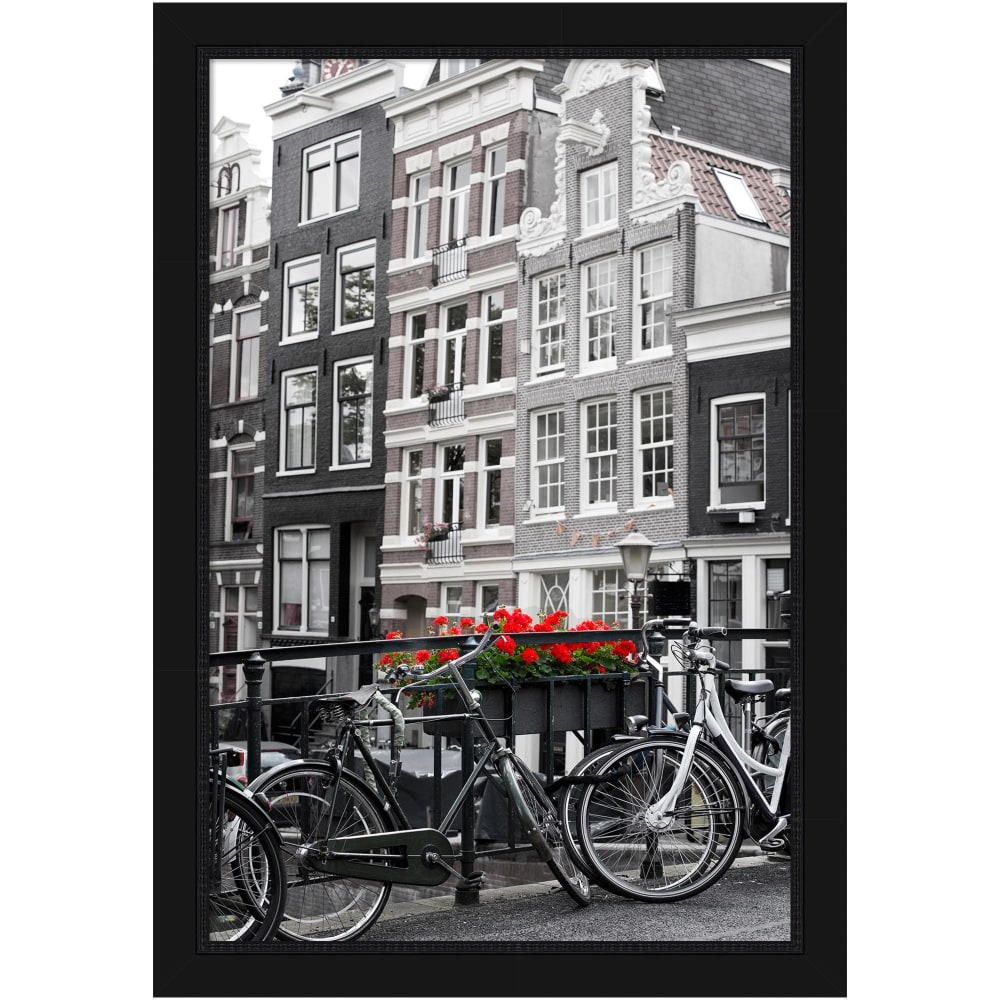 Amanti Art Picture Frame, 33in x 23in, Matted For 20in x 30in, Avon Black