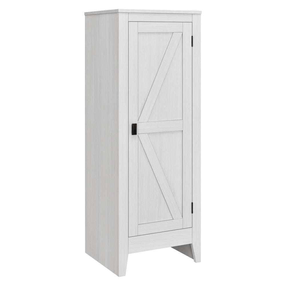 Ameriwood Home Farmington Storage Cabinet, 4 Shelves, Ivory Pine