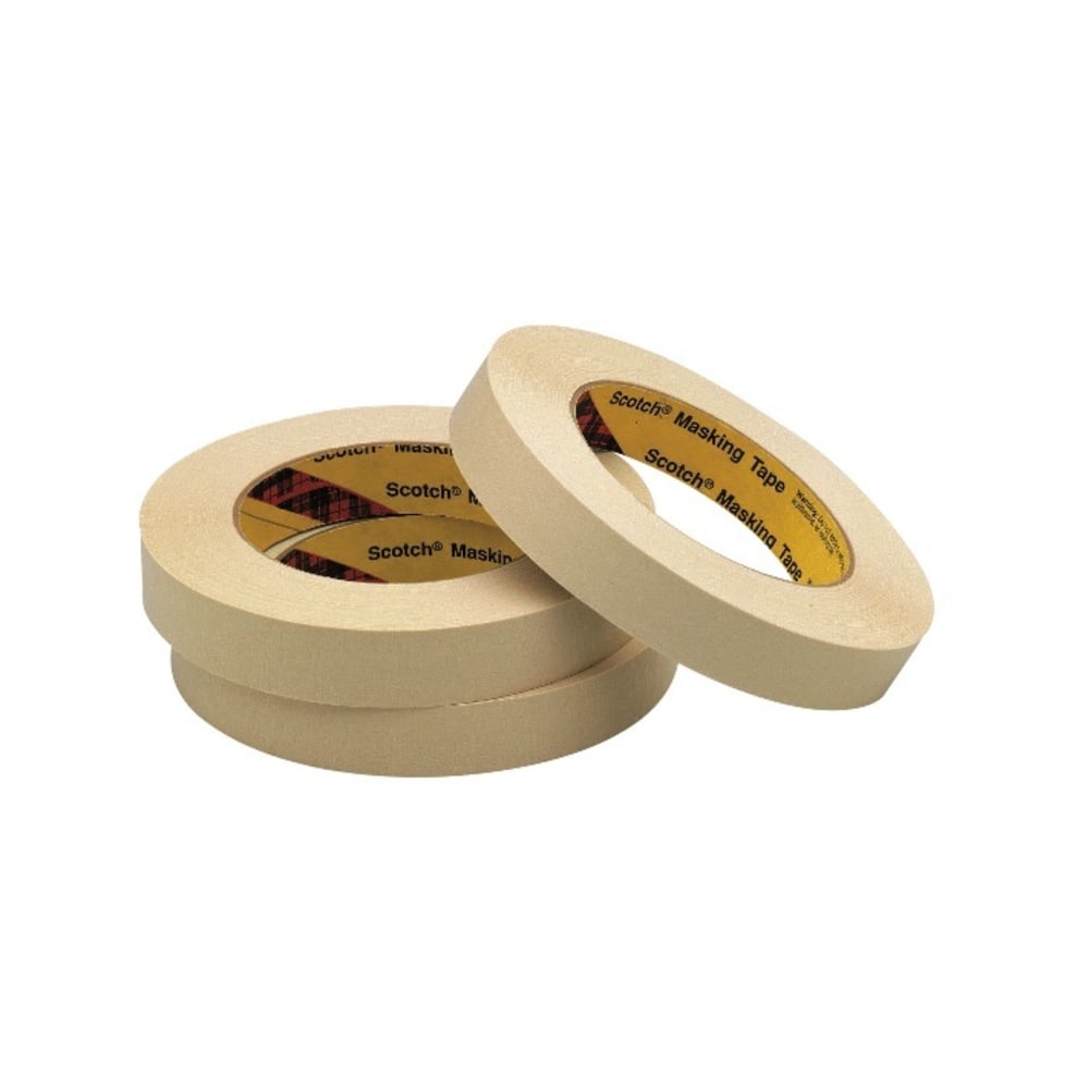 Scotch 232 Masking Tape, 3/4in x 60 Yd.