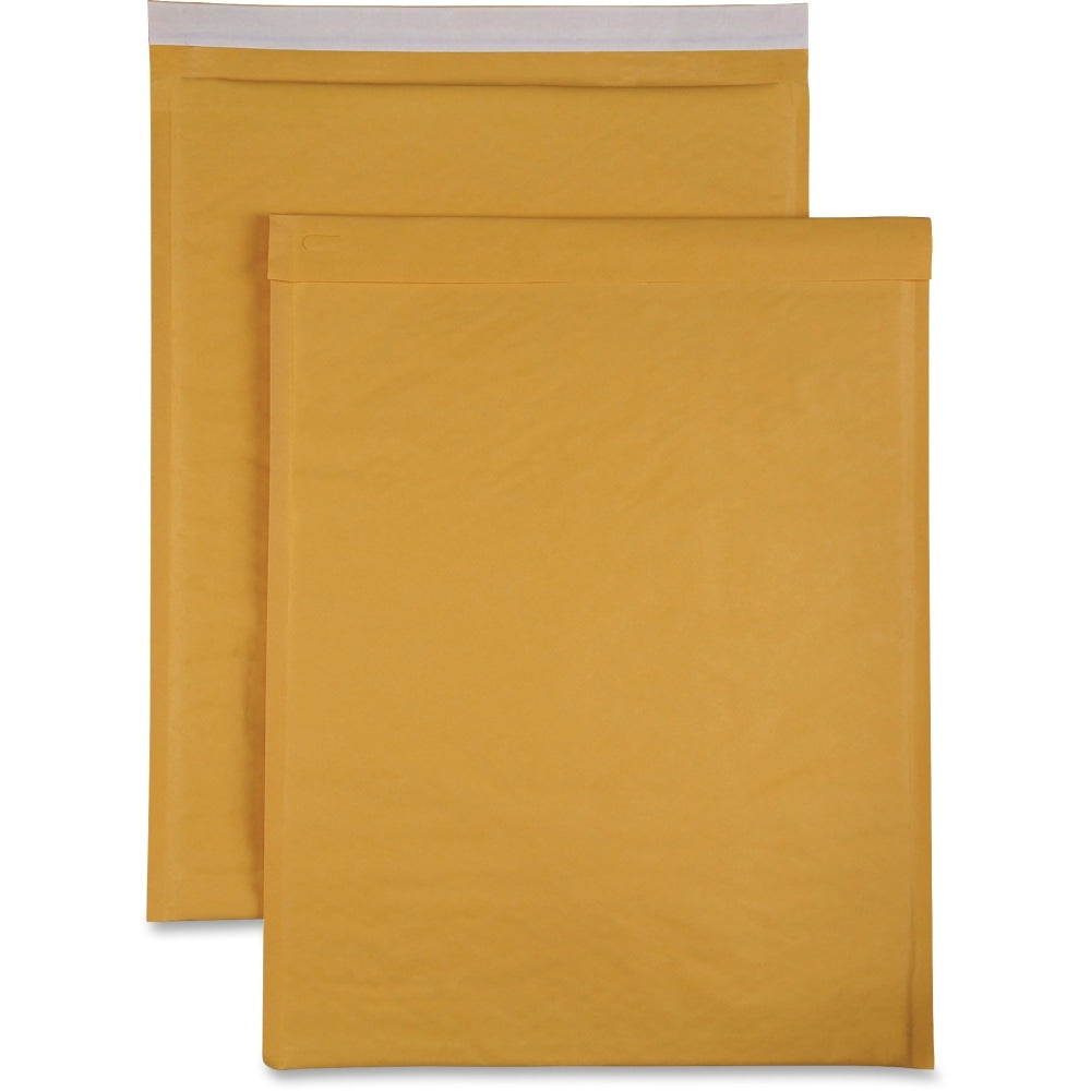 Sparco Size 7 Bubble Cushioned Mailers - Bubble - #7 - 14 1/4in Width x 20in Length - Self-sealing - Kraft - 50 / Carton - Kraft