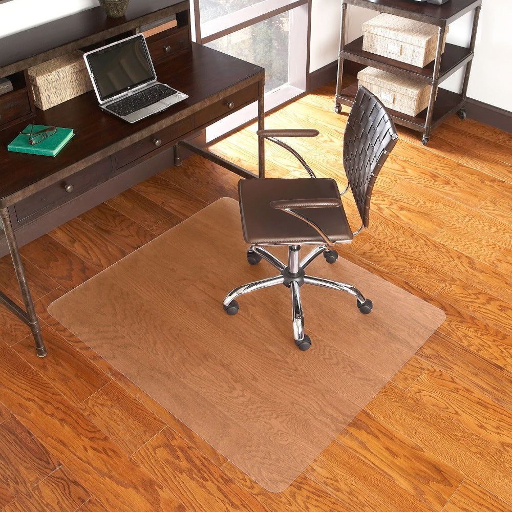 Flash Furniture Hard Floor Chair Mat, 36in x 48in, Clear