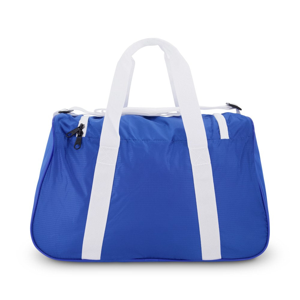 New Balance Polyester Core Performance Small Duffel, 11inH x 17-15/16inW x 9-13/16inD, Blue