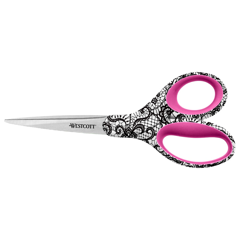 Westcott Trendsetter Scissors, 8in, Pointed, Assorted Colors
