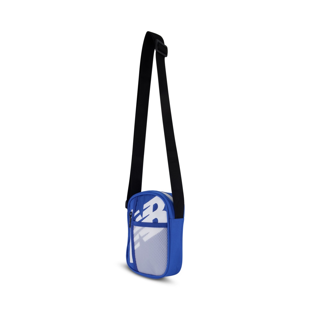 New Balance Core Performance Shoulder Bag, 5-15/16inH x 5-15/16inW x 2-7/16inD, Blue