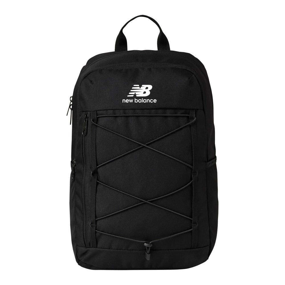 New Balance Cord Backpack With 14in Laptop Pocket, Black