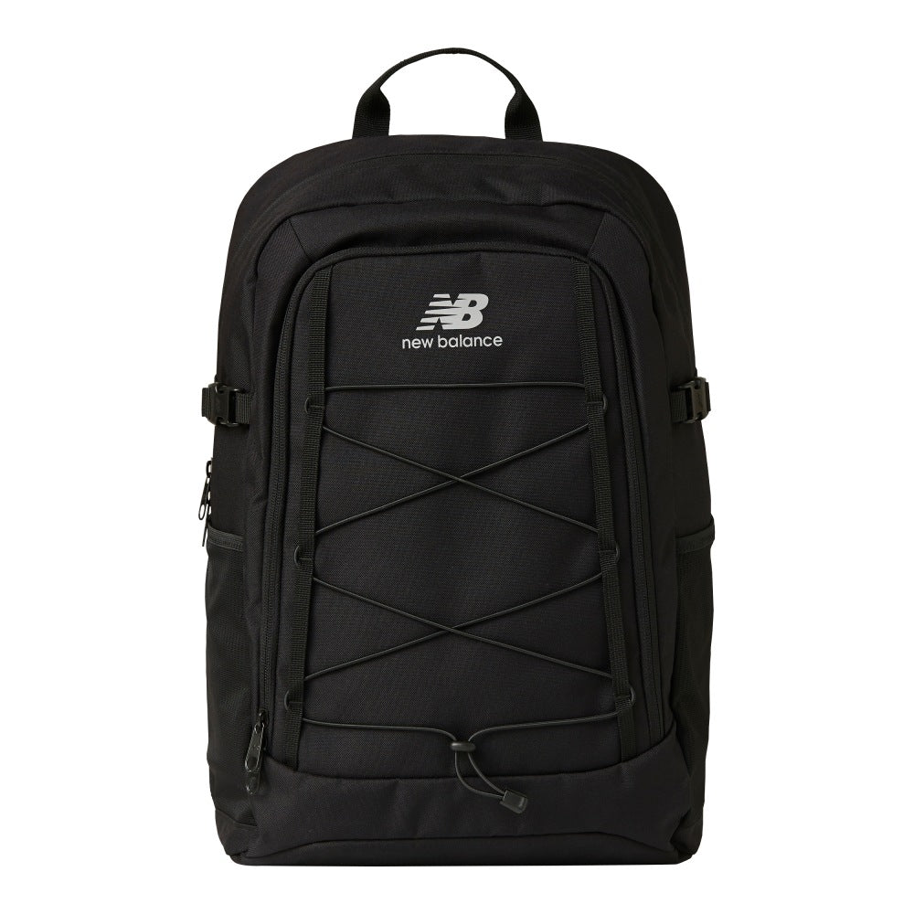 New Balance Cord ADV Backpack, 18-1/2inH x 13-7/16inW x 5-1/2inD, Black