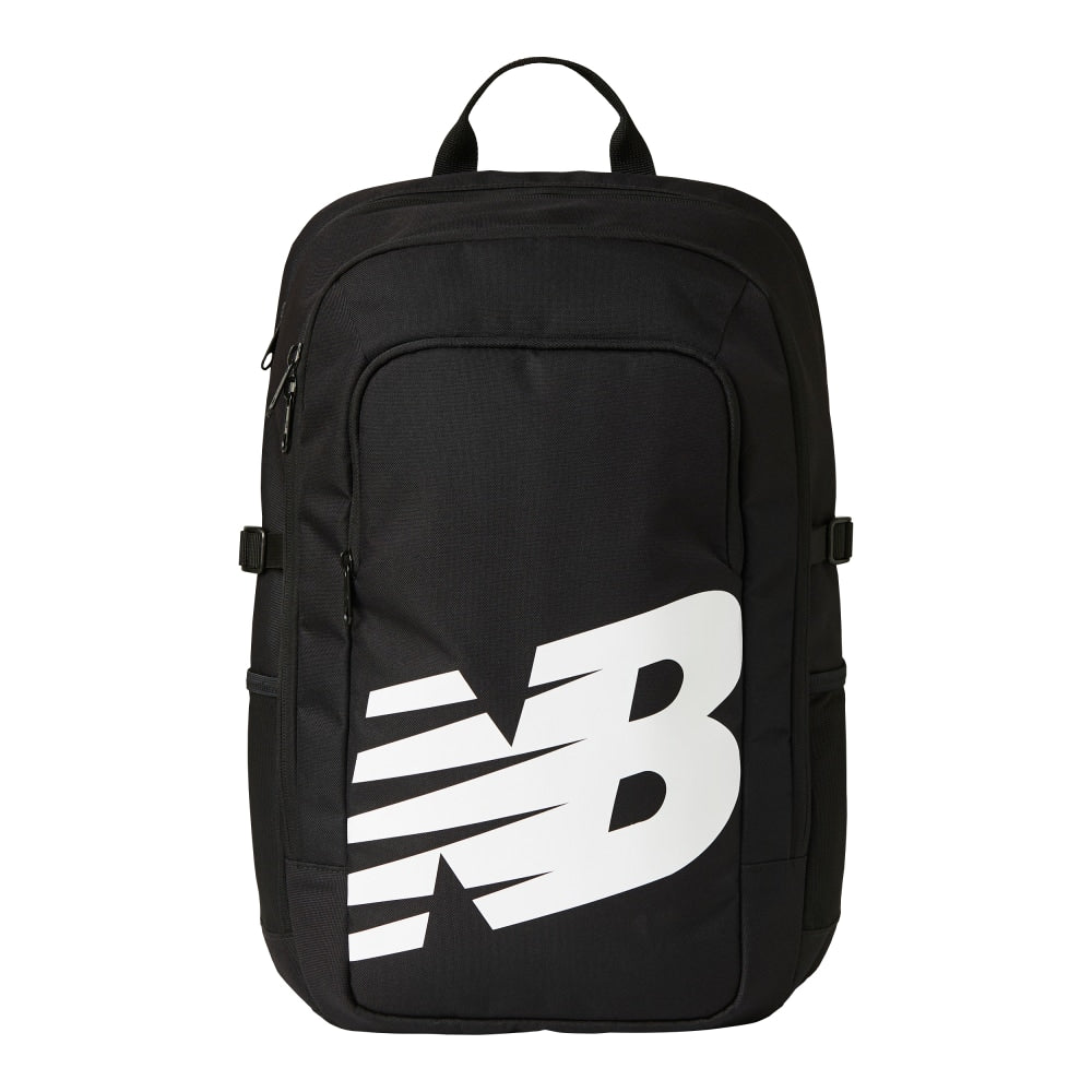 New Balance Logo Backpack With 14in Laptop Pocket, Black