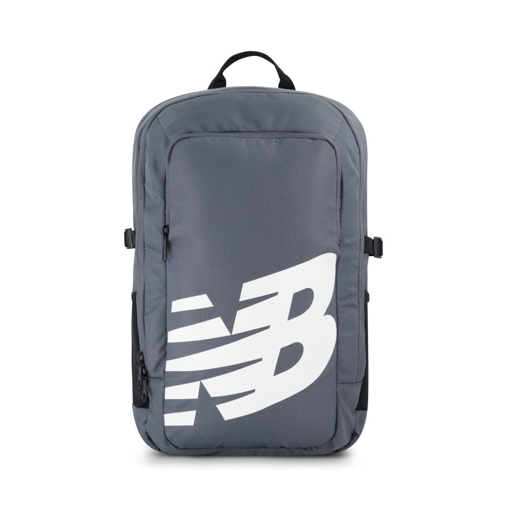 New Balance Logo Backpack With 14in Laptop Pocket, Gray