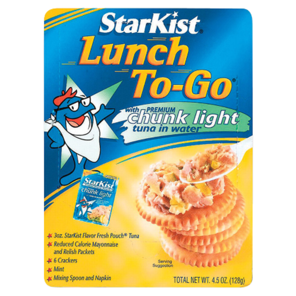 Starkist Lunch To-Go Tuna Kit, 4.5 Oz, Pack Of 12