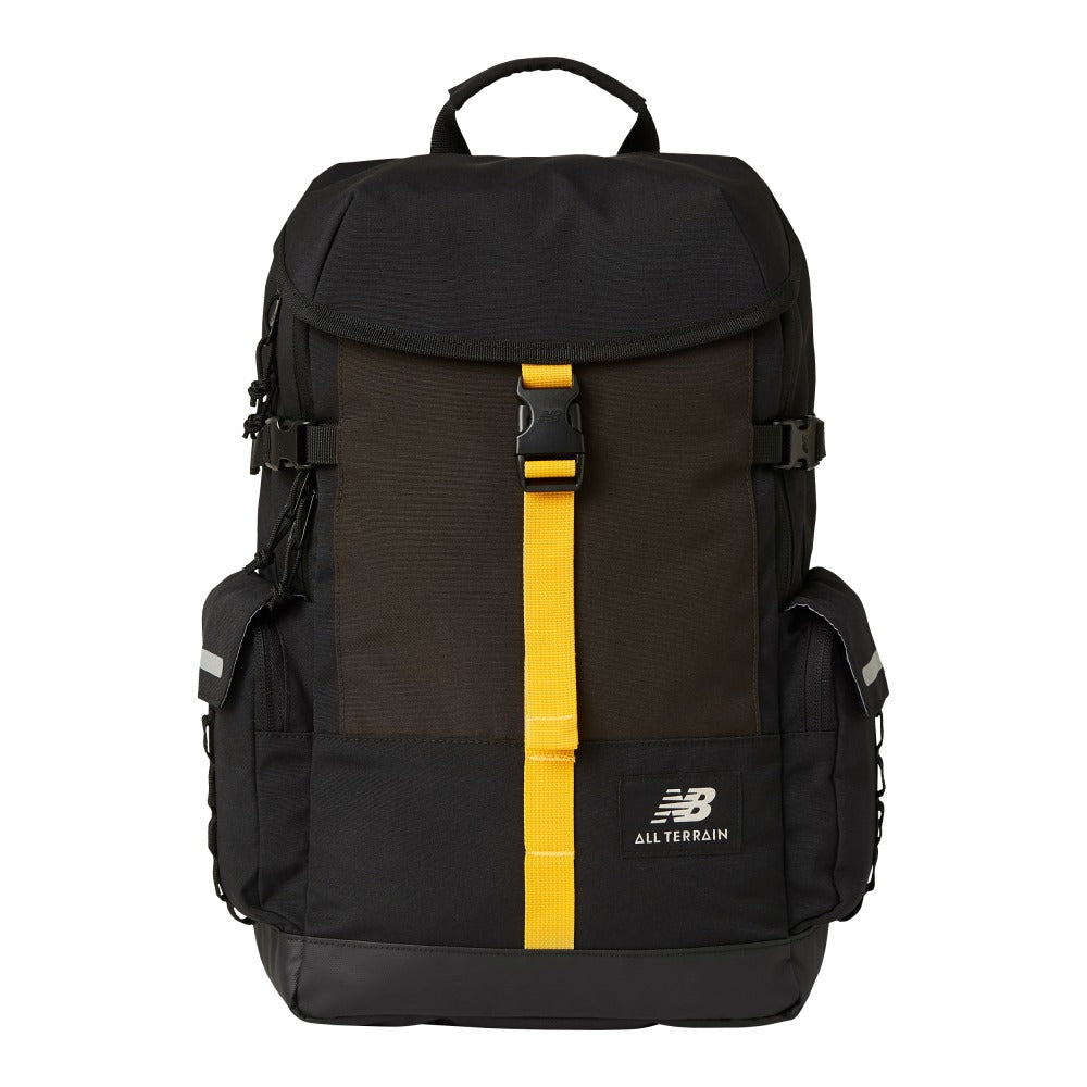 New Balance Terrain Flap Backpack With 14in Laptop Pocket, Black