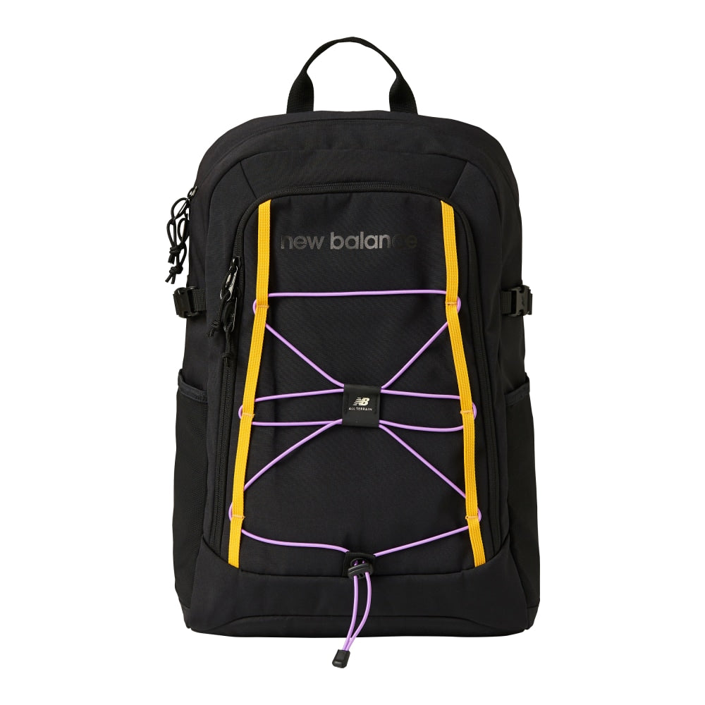 New Balance Terrain Bungee Backpack With 14in Laptop Pocket, Black