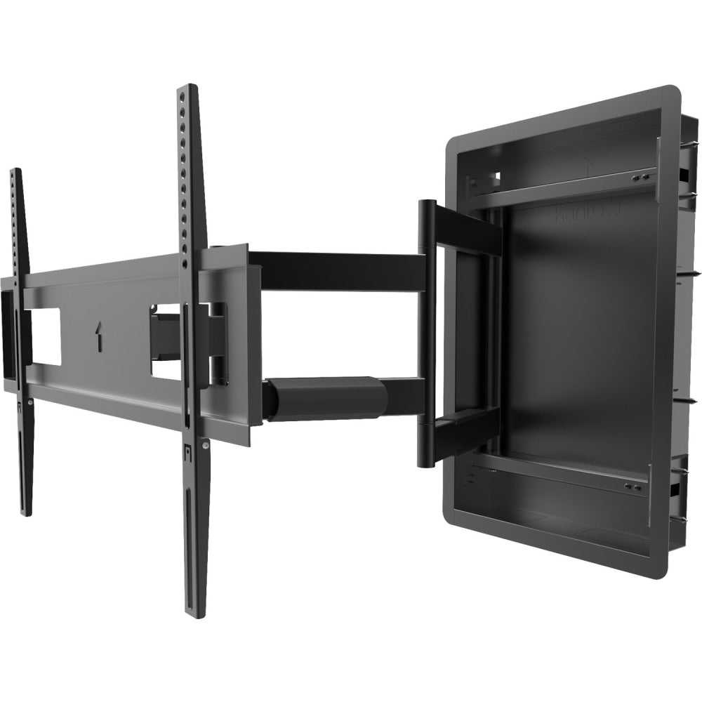 Kanto R500 Wall Mount for TV - Black - 1 Display(s) Supported - 80in Screen Support - 135 lb Load Capacity - 600 x 400, 100 x 100 - 1