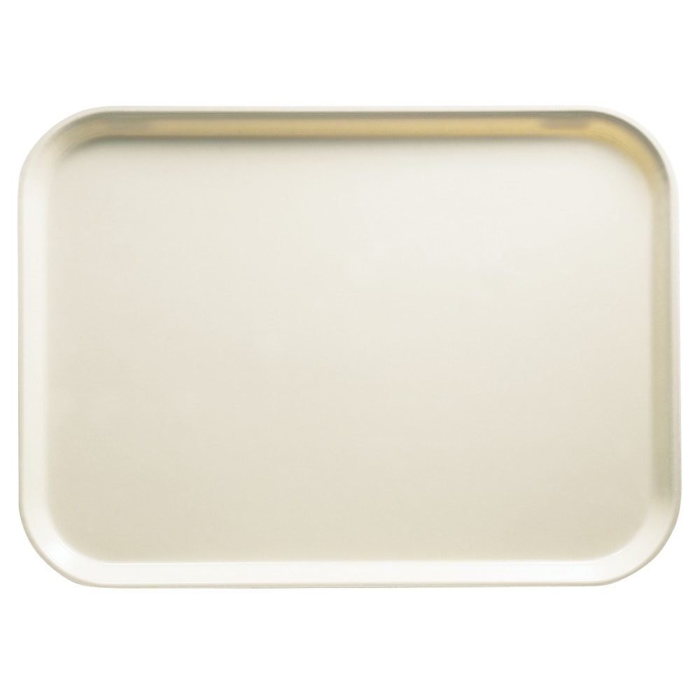 Cambro Camtray Rectangular Serving Trays, 15in x 20-1/4in, Cottage White, Pack Of 12 Trays