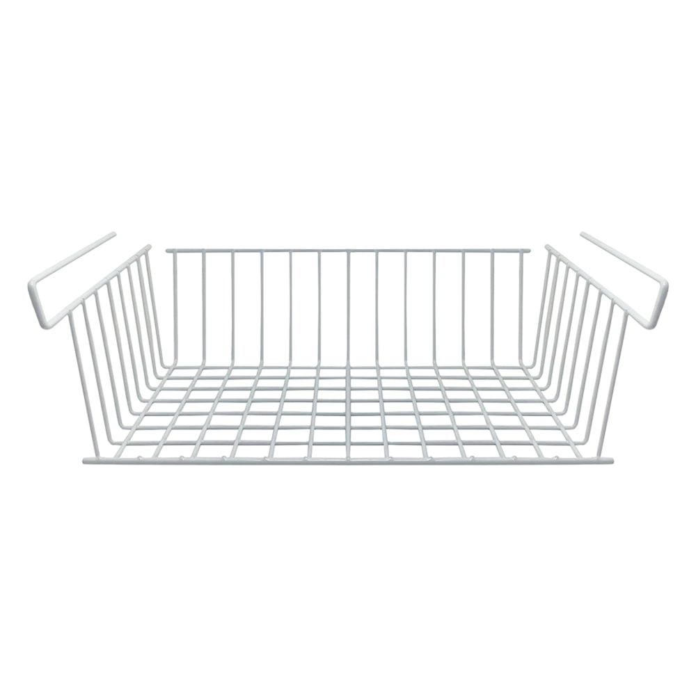 Better Houseware Small Undershelf Basket, 9-1/2in x 16in, White