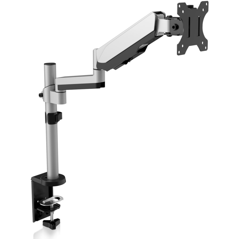 V7 DM1TA-1N Desk Mount for Monitor - Silver - 1 Display(s) Supported - 32in Screen Support - 17.64 lb Load Capacity - 100 x 100, 75 x 75