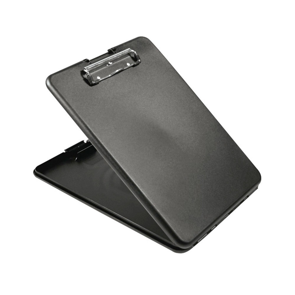 Saunders SlimMate Plastic Form Holder Storage Clipboard, Letter Size, Black