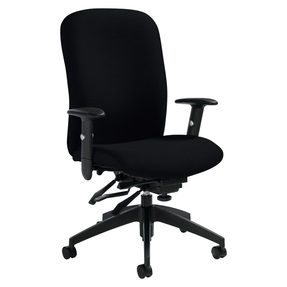 Global Truform Multi-Tilter Chair, High-Back, Black