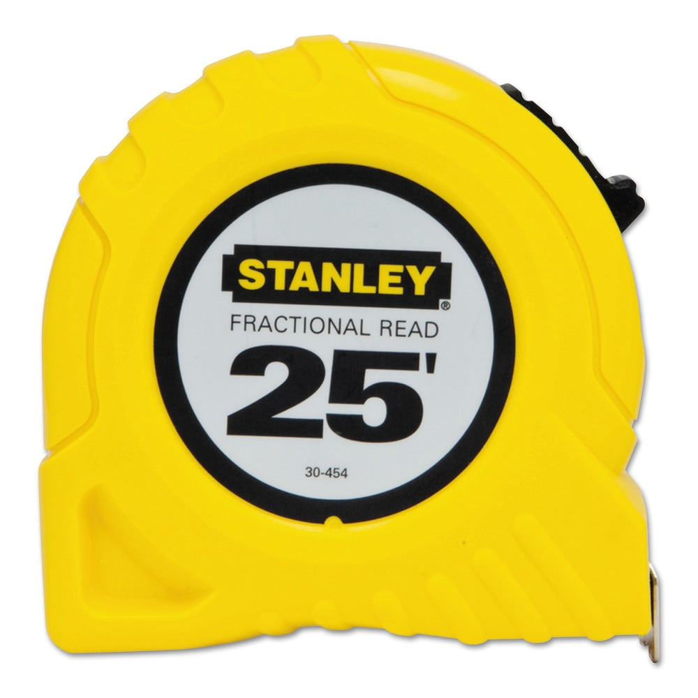 Stanley Tools Tape Measure, Standard, 25ft x 1in Blade