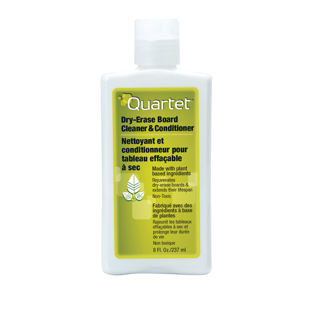 Quartet Dry-Erase Board Cleaner & Conditioner For Melamine/Porcelain Boards, 8 Oz