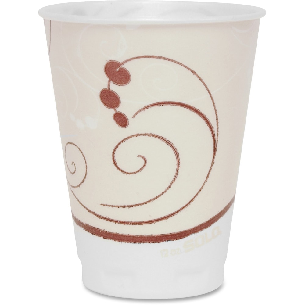 Solo Cup Cozy Touch 12 oz. Insulated Cups - 12 fl oz - 100 / Pack - Beige - Foam - Hot Drink, Cold Drink, Beverage