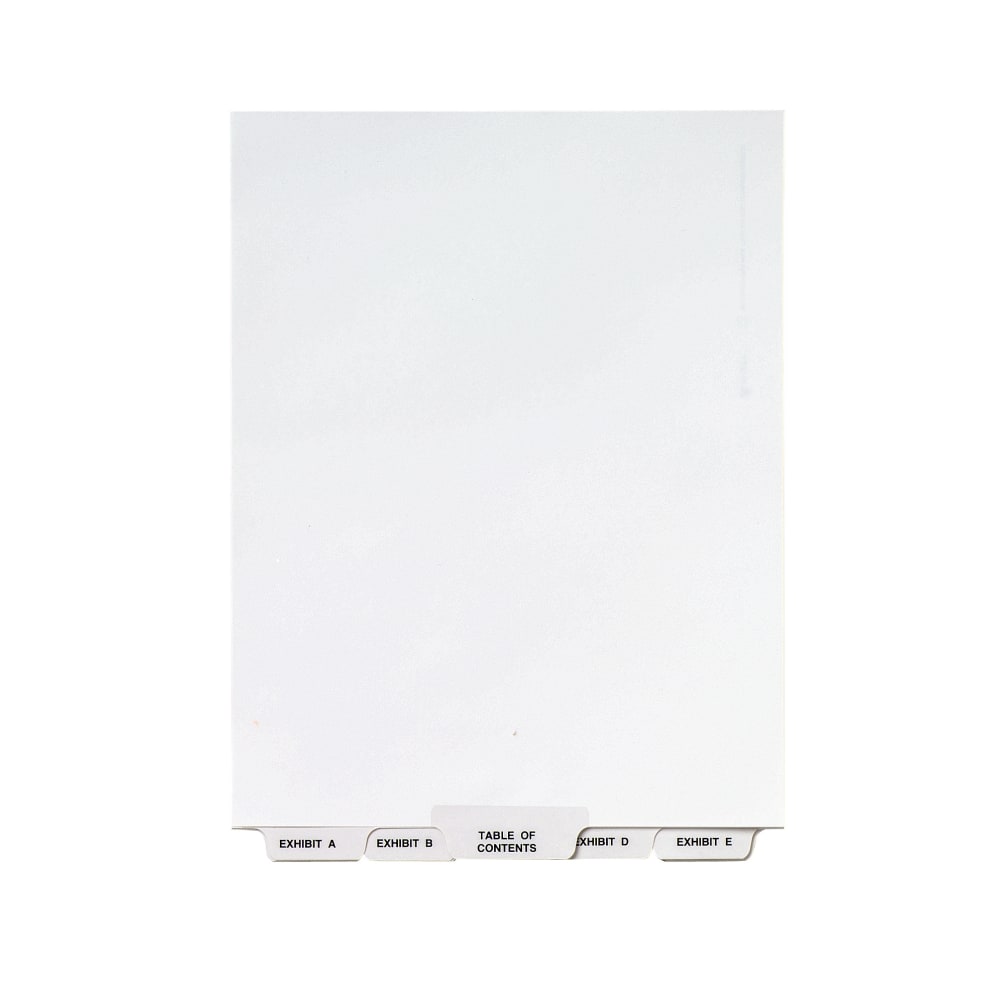 Avery Premium Collated Legal Dividers Avery Style, A-Z & Table Of Contents, 8 1/2in x 11in, White