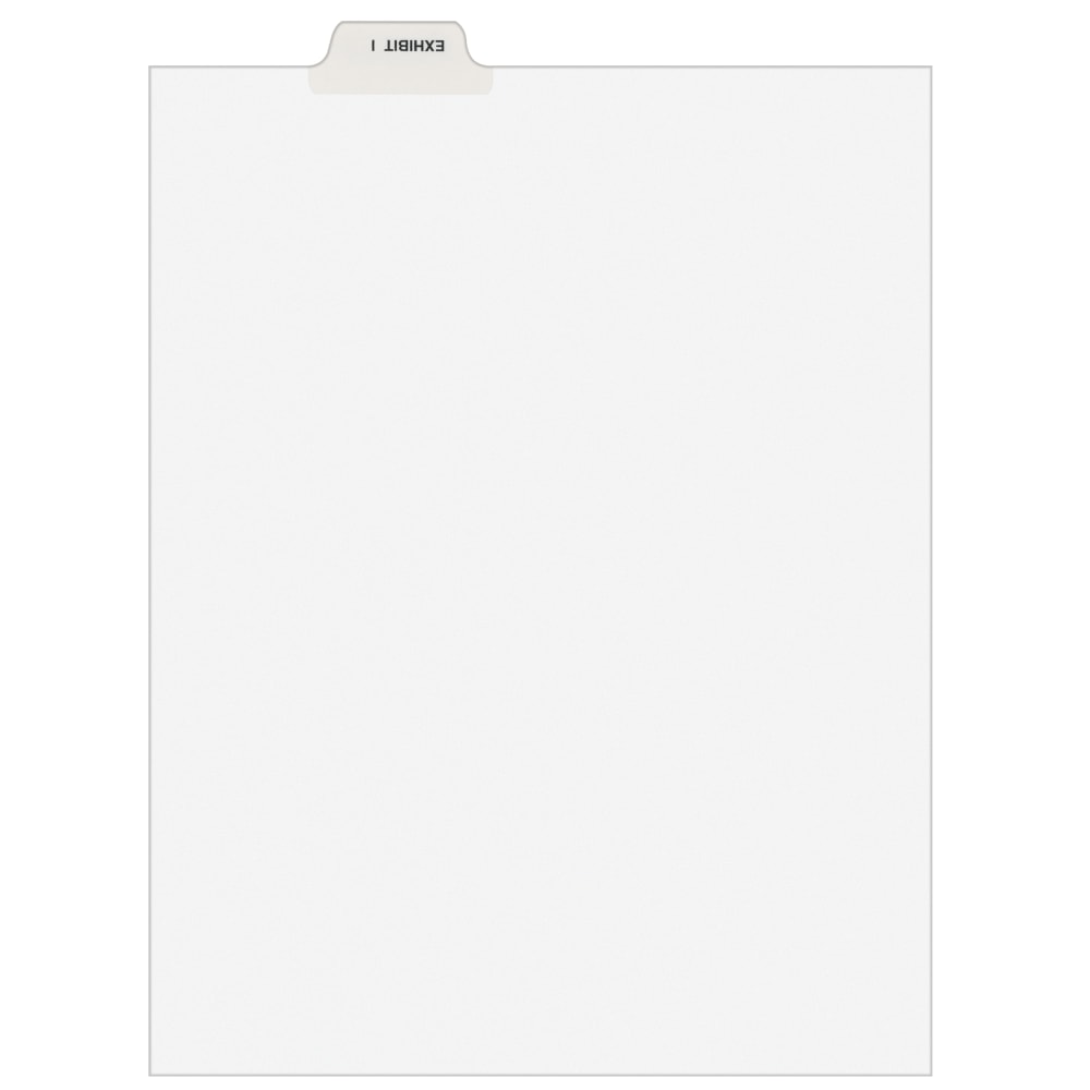 Avery Individual Legal Dividers Avery Style, Bottom Tab, EXHIBIT I, 8 1/2in x 11in, Pack Of 25