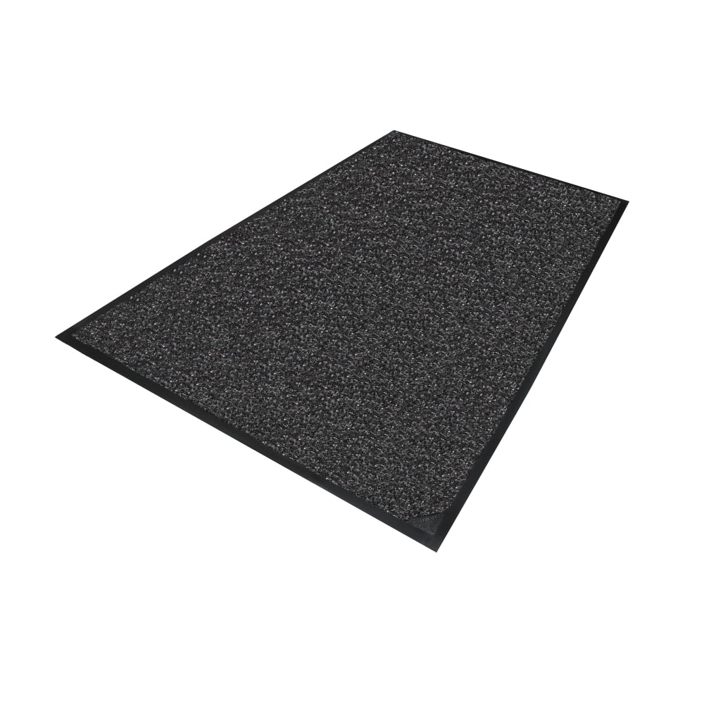 M+A Matting MicroLuxx Floor Mat, 59in x 35in, Smooth, Slate Gray