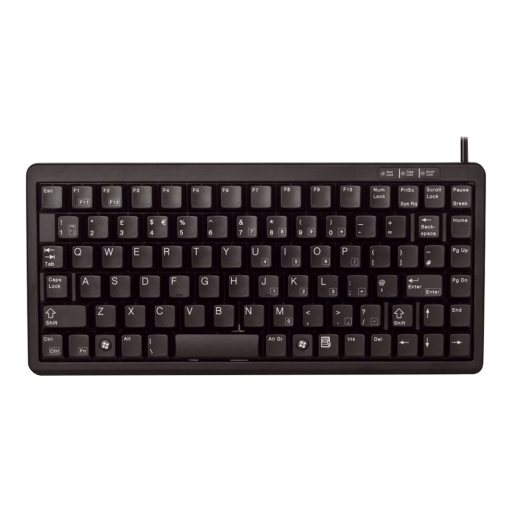 CHERRY G84-4100 Compact Keyboard - Keyboard - PS/2, USB - US - black