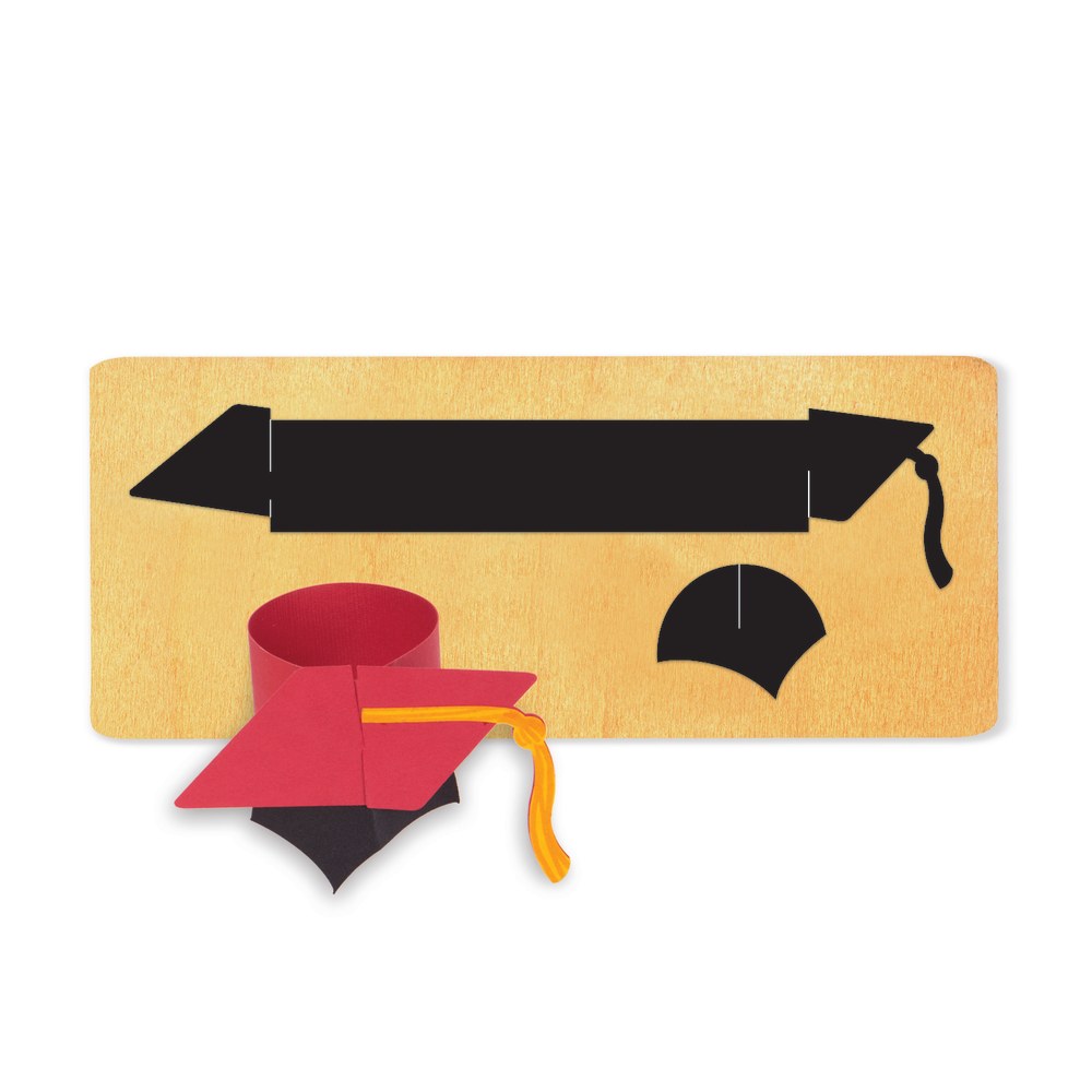 Ellison SureCut Die, Graduation Cap Belly Band